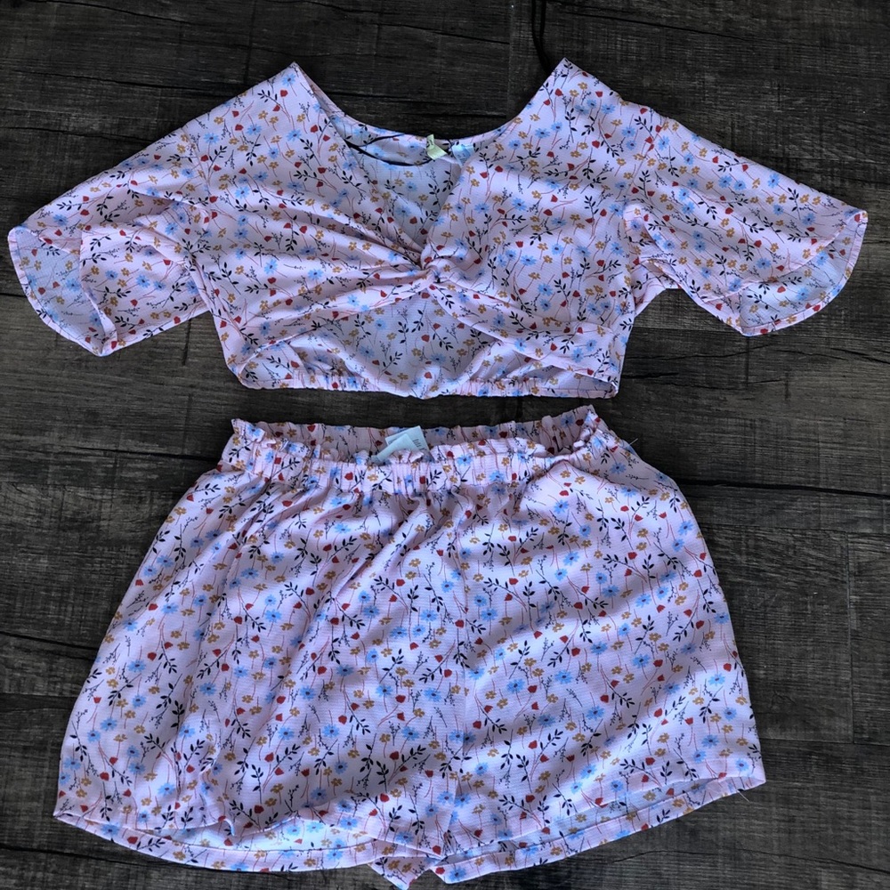 HM Floral Pink Set Size 10